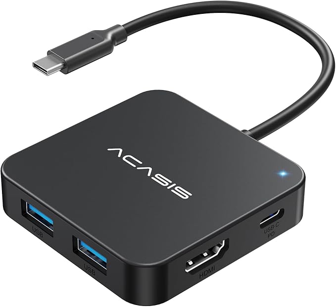 ACASIS USB C Hub 10Gbps, 100W Power Delivery, USB A3.2 Data Port, USB C to HDMI by ACASIS