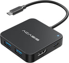 ACASIS USB C Hub 10Gbps, 100W Power Delivery, USB A3.2 Data Port, USB C to HDMI by ACASIS