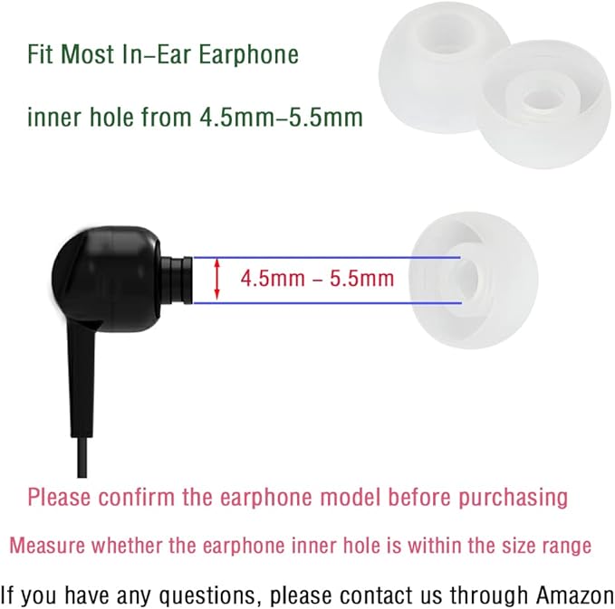Silicone Earbud Tips Replacement Ear Tips - Image 4