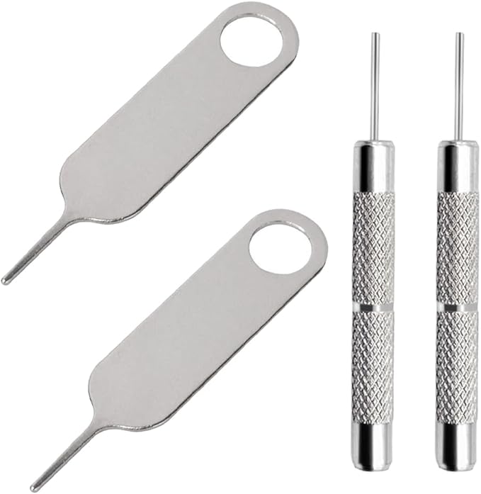 4 Pcs SIM Card Removal Openning Tool Tray Eject Pins Needle Opener Ejector by Unknown