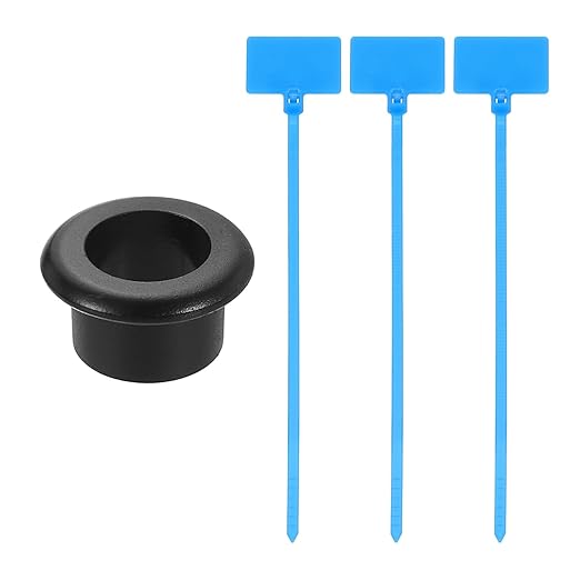uxcell Desk Grommet, 11/16" Zinc Alloy Cable Hole Cover Wire Cord Organizer by uxcell