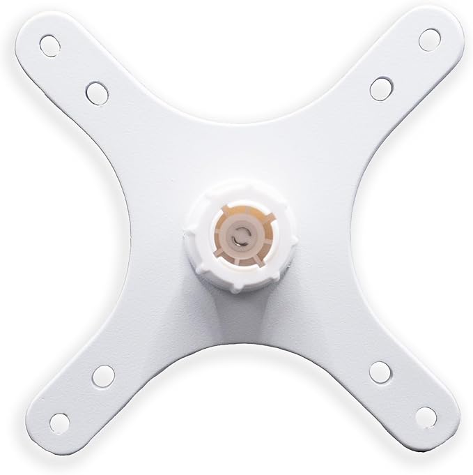 Kado Portable Monitor Stand Bracket Plate Adapter White, Wall Mount Arm Mount by Unknown
