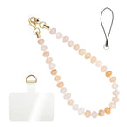 Handmade Natural Gemstone Crystal Beaded Charm Cell Phone Camera Lanyard by CHyishi