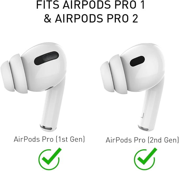 Delidigi for 6 Pairs AirPods Pro 2nd/1st Generation Replacement Ear Tips - Image 3