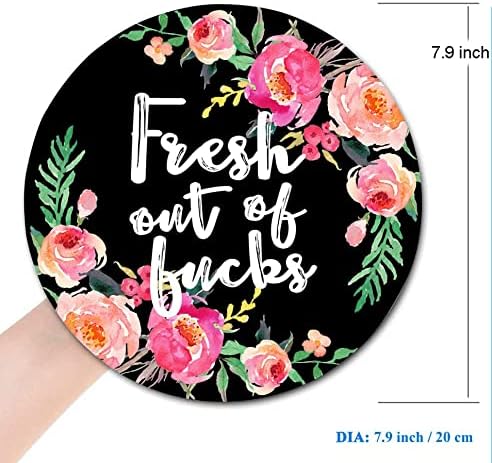 Mouse Pad Floral, Fashion Funny Wording - Image 2