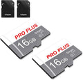 2 Pack TF Card 16GB with Adapter, High Speed Memory Card, UHS-I C10 A1 Memory by Bliksem
