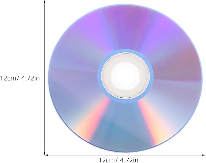 Milisten 10pcs Blank CD-RW Discs: Rewritable Compact Discs - Image 2
