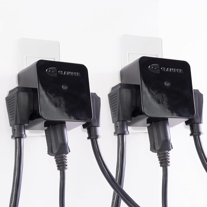 Clamper 3-Outlet Surge Protector 1800 Joules, by Clamper