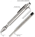 Cool Hand 4.9'' Titanium Bolt Action Pen Stylus - Image 7