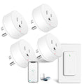 WiFi Smart Outlet Plug with Remote, Compatible with Alexa and Google Home via by greencycle