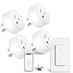 WiFi Smart Outlet Plug with Remote, Compatible with Alexa and Google Home via by greencycle