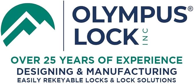 Olympus Lock DCN3 Rekeyable Cam Lock | 1-3/8" Cylinder 915 Key, Keyed Alike | - Image 7
