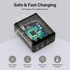 USB C Wall Charger, 40W 4-Port USB C Charger Block, Fast Charging Block Dual - Image 5