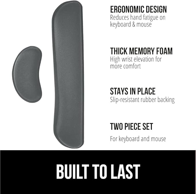 GORILLA GRIP Silky Gel Memory Foam Wrist Rest - Image 2