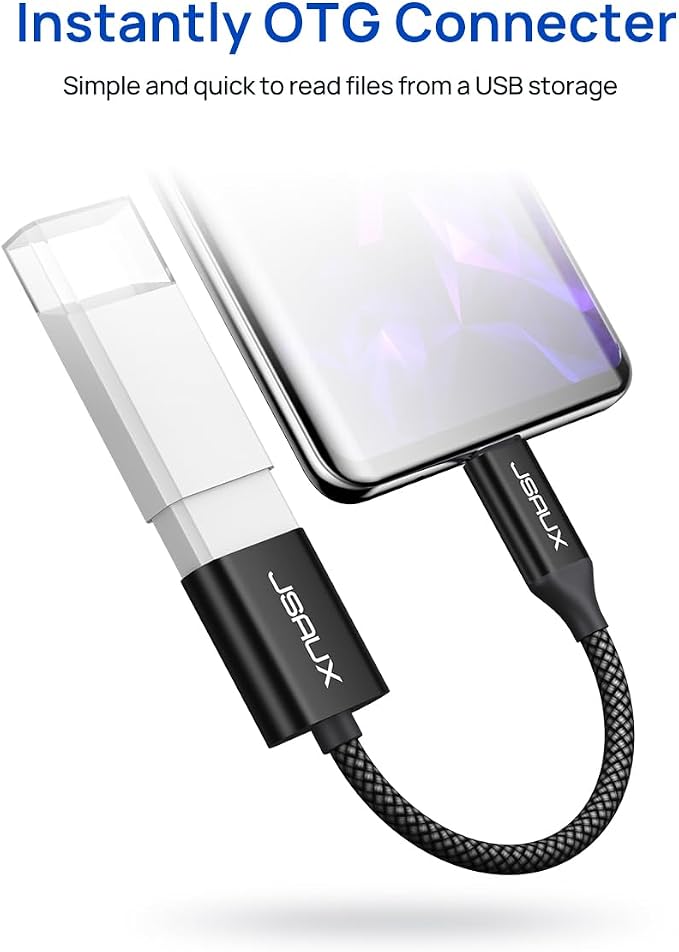 JSAUX USB C to USB 3.0 Adapter, Type C Male to USB Female OTG Cable Compatible - Image 5