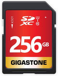 Gigastone 256GB SD Card UHS-I U1 Class 10 SDXC Memory Card High Speed Full HD by Gigastone