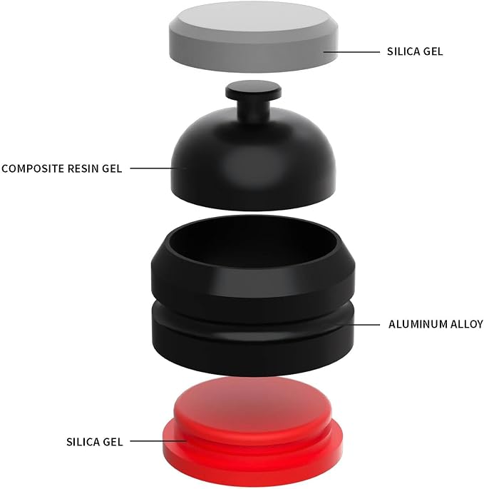 Preffair Audio Speaker Aluminum/Silicone Isolation Feet Turntable Damper - Image 6