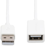 StarTech.com 2m White USB 2.0 Extension Cable Cord - Image 4