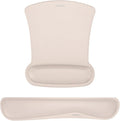 MOSISO Wrist Rest Support for Mouse Pad & Keyboard Set, Ergonomic Mousepad by MOSISO