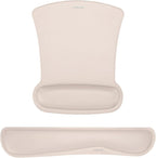 MOSISO Wrist Rest Support for Mouse Pad & Keyboard Set, Ergonomic Mousepad by MOSISO