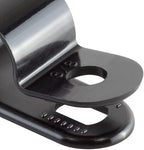 GTSE Black Nylon Plastic Cable Clamps, 3/8" Screw Mounts - Image 4