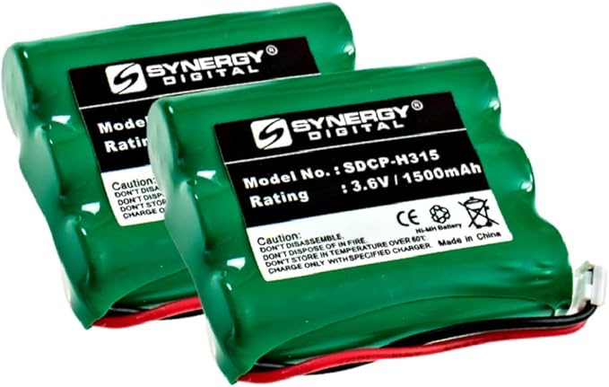 Synergy Digital Cordless Phone Battery, Compatible by Synergy+Digital