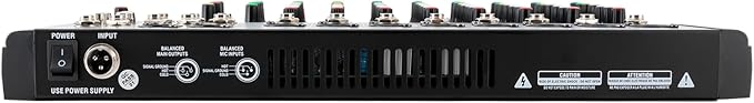 8 Channel Mixing Console Audio Mixer Bluetooth Studio Audio Mixer Sound Mixing - Image 7