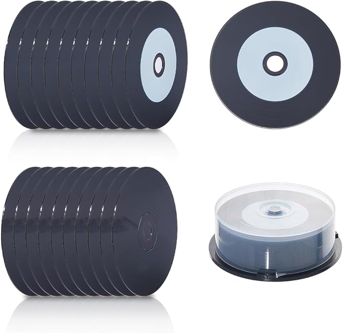 DICOSMETIC 25Pcs Blank Music Disc CD-R Blank Discs CD Recordable Media 700MB by DICOSMETIC