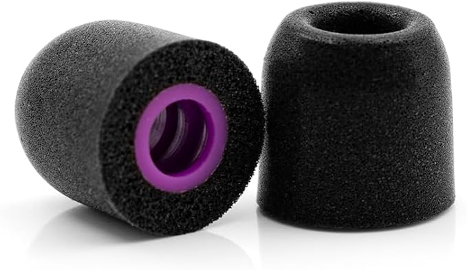 Linsoul Tripowin TP45 Spiral Groove Memory Foam Eartips, 2 Pairs in Ear Monitor - Image 2