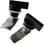 WJSKDQ 2PCS Thumb Operated Offset Thumb Cam Lock Black Cam Lock - Image 8
