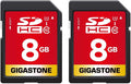 Gigastone 8GB SDHC Memory Card, High Speed by Gigastone
