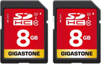 Gigastone 8GB SDHC Memory Card, High Speed by Gigastone