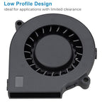 GDSTIME 75mm USB Fan, 75mm x 15mm Blower Fan, 5V DC Brushless Cooling Fan - Image 4