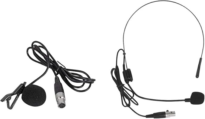 WENWEN Wireless Microphone System UHF 8 Channel 8 Lavalier Bodypacks 8 Lapel - Image 6