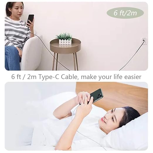 6ft USB-C to USB-A Fast Charger Cable - Image 6