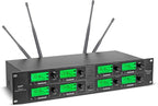 WENWEN Wireless Microphone System UHF 8 Channel 8 Lavalier Bodypacks 8 Lapel - Image 2