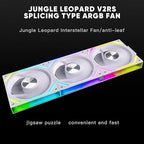 Jungle Leopard Interstellar V2 RS 120mm PC Reverse Blade Case Fan Infinity - Image 3