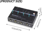 4 Channel Headphone Amplifier, Stereo/Mono Headphone Amp Splitter - Image 7
