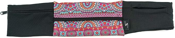 3 Pocket Adjustable Running Belt Waist Pack, Fanny Pack by Sprigs