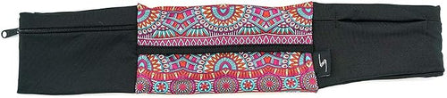 3 Pocket Adjustable Running Belt Waist Pack, Fanny Pack by Sprigs