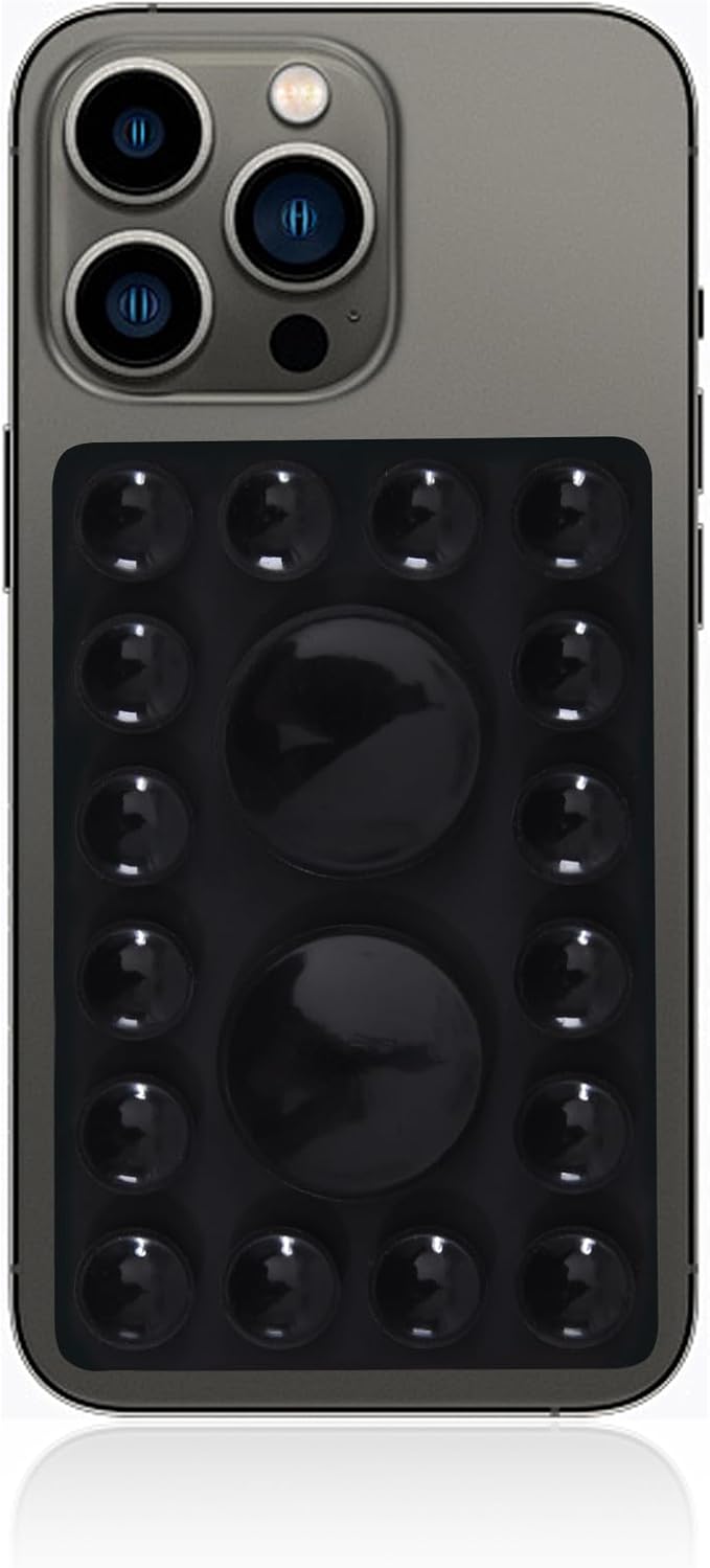 ZYCCER Double Sided Silicone Suction Phone Holder Mount, Compatible by ZYCCER