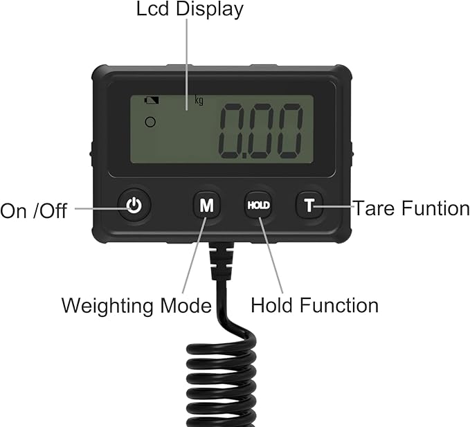 Maxus Shipping Scale 440lb, LCD Digital Postal Scale - Image 6