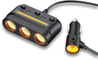 3 - in - 1 Cigarette Lighter Adapter by Howdcheng