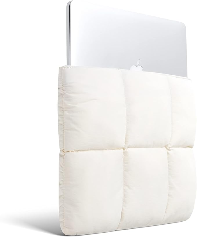 Comfyable Puffy Laptop Sleeve 15 Inch 16 Inch, Quilted Puffer Laptop Carrying - Image 4
