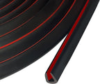 Edge Trim, 1/8" Rubber Edge Trim, Flexible Self Adhesive U Channel Edge by Protalwell