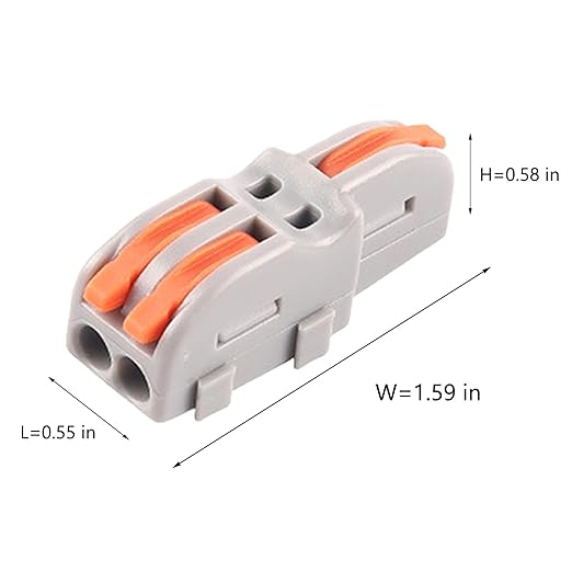 10Pcs 2 to 1 Wire Connectors Small Electrical Cable Splicing Splitter Terminal - Image 2