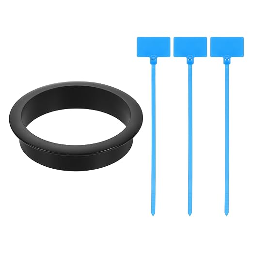uxcell Desk Grommet, 2-3/4" Zinc Alloy Cable Hole Cover Wire Cord Organizer by uxcell