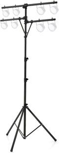 S AFSTAR Pro Audio Tripod, Portable T Bar Lighting Stand w/ 100 LBS Capacity by Safstar