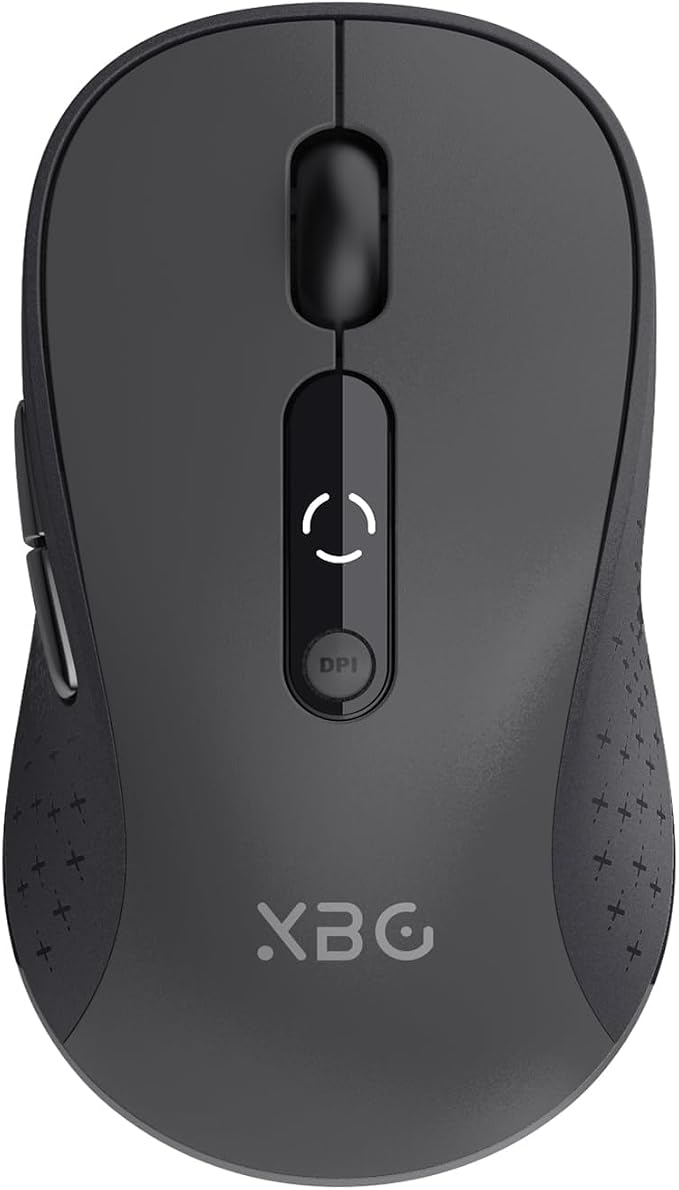 XBG B15 Tri-Mode Wireless Mouse, 5 Adjustable DPI, Type-C Rechargeable by XBG