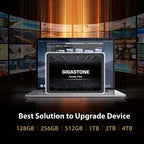 Gigastone SATA SSD 256GB 2.5 inch SSD 510MB/s Upgrade Laptop PC Memory and - Image 6